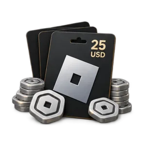 2500 robux (25 USD)
